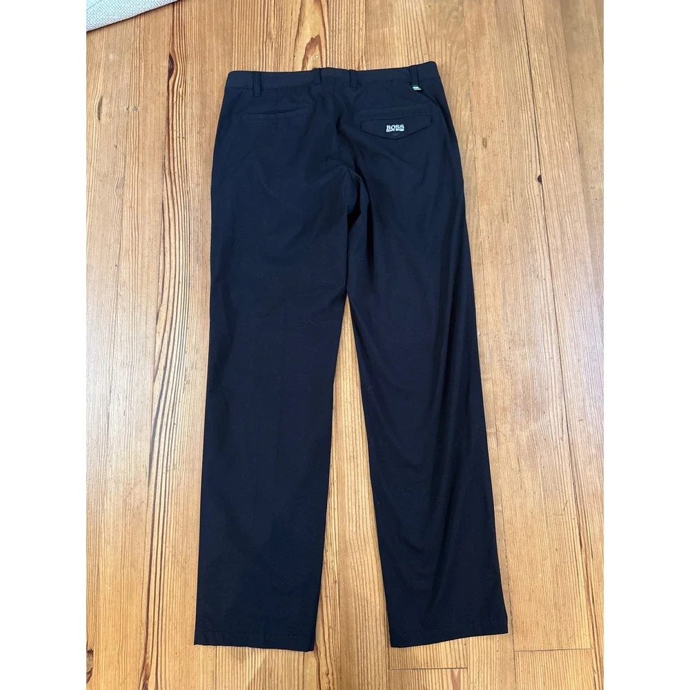 Hugo Boss Green Label‎ HasslyPro 1 Pants Mens Navy Blue Golf Chinos SIZE 34R